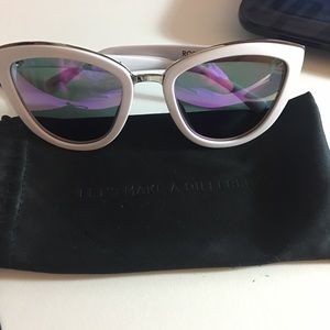 DIFF Rose mirrored sunglasses